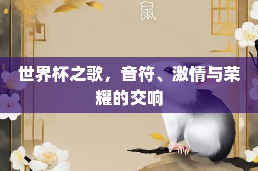 世界杯之歌，音符、激情与荣耀的交响