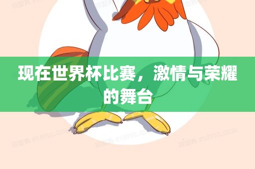 现在世界杯比赛，激情与荣耀的舞台