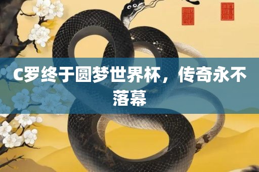 C罗终于圆梦世界杯，传奇永不落幕