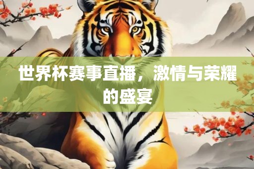 世界杯赛事直播，激情与荣耀的盛宴
