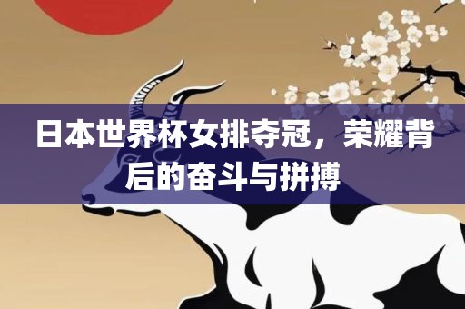 日本世界杯女排夺冠，荣耀背后的奋斗与拼搏