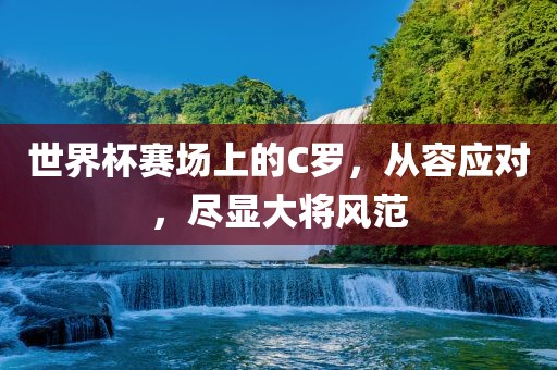 世界杯赛场上的C罗，从容应对，尽显大将风范
