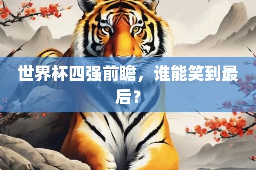 世界杯四强前瞻，谁能笑到最后？