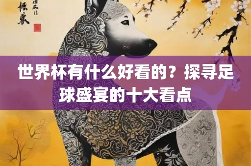 世界杯有什么好看的？探寻足球盛宴的十大看点