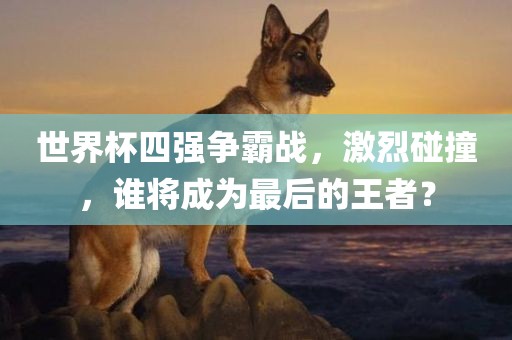 世界杯四强争霸战，激烈碰撞，谁将成为最后的王者？