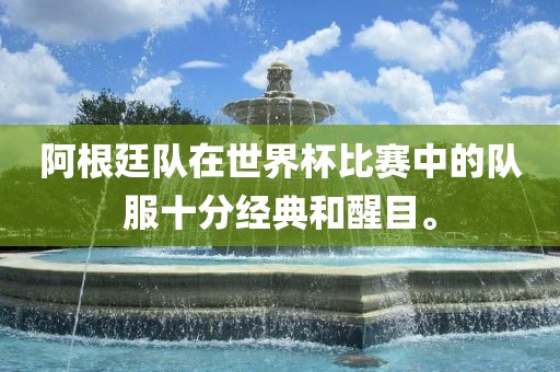 阿根廷队在世界杯比赛中的队服十分经典和醒目。