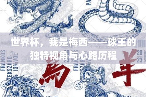 世界杯，我是梅西——球王的独特视角与心路历程