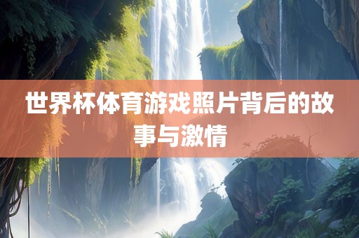 世界杯体育游戏照片背后的故事与激情