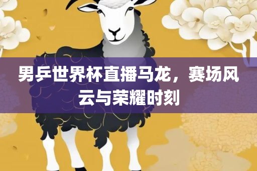 男乒世界杯直播马龙，赛场风云与荣耀时刻