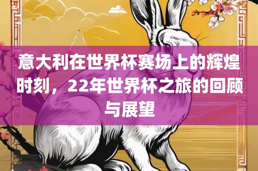意大利在世界杯赛场上的辉煌时刻，22年世界杯之旅的回顾与展望