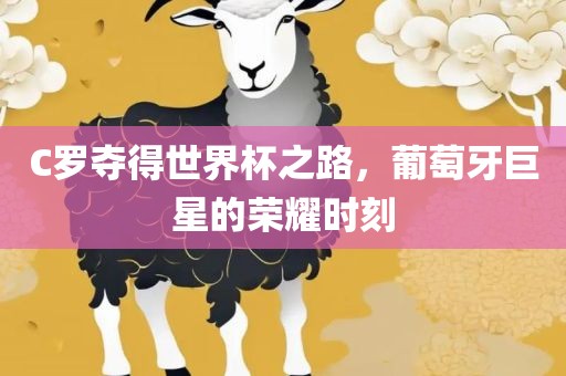 C罗夺得世界杯之路，葡萄牙巨星的荣耀时刻
