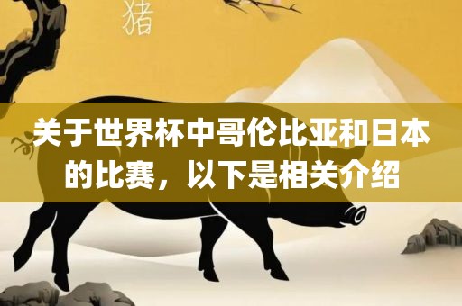 关于世界杯中哥伦比亚和日本的比赛，以下是相关介绍