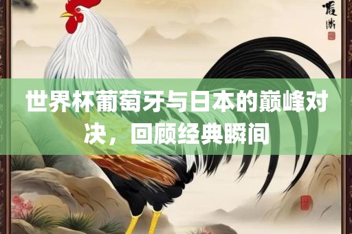 世界杯葡萄牙与日本的巅峰对决，回顾经典瞬间