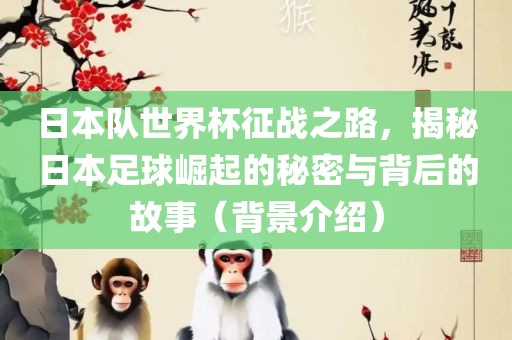 日本队世界杯征战之路，揭秘日本足球崛起的秘密与背后的故事（背景介绍）