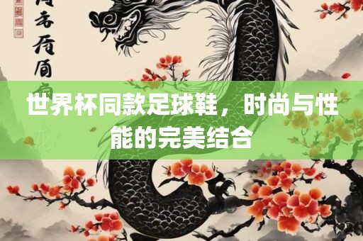 世界杯同款足球鞋，时尚与性能的完美结合