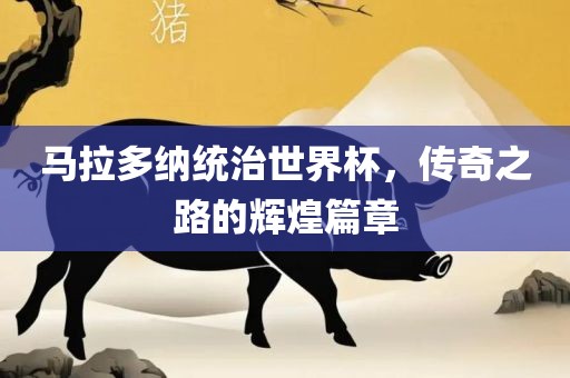 马拉多纳统治世界杯，传奇之路的辉煌篇章