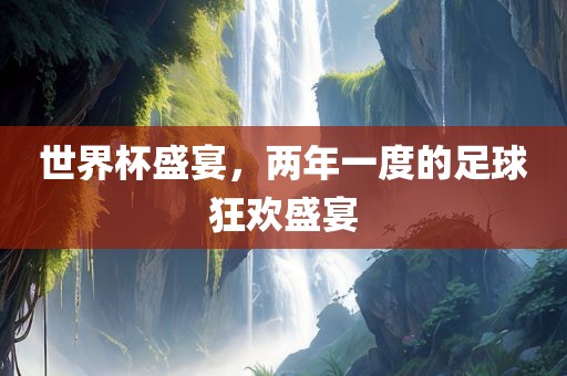 世界杯盛宴，两年一度的足球狂欢盛宴
