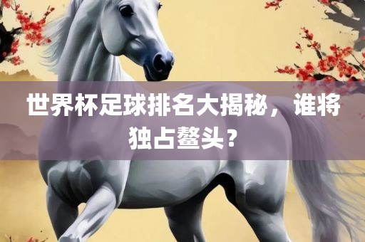 世界杯足球排名大揭秘，谁将独占鳌头？