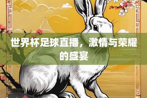 世界杯足球直播，激情与荣耀的盛宴