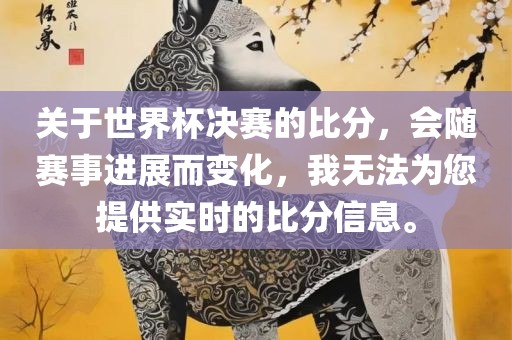 关于世界杯决赛的比分，会随赛事进展而变化，我无法为您提供实时的比分信息。眉山市正发家政服务有限公司
