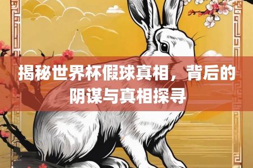 揭秘世界杯假球真相，背后的阴谋与真相探寻眉山市正发家政服务有限公司
