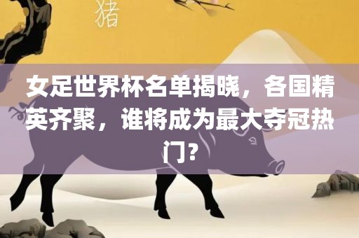 女足世界杯名单揭晓，各国精英齐聚，谁将成为最大夺冠热门？眉山市正发家政服务有限公司