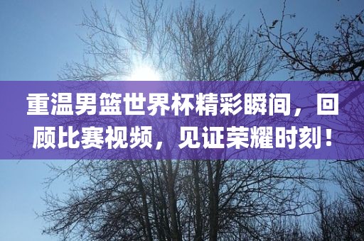 重温男篮世界杯精彩瞬间，回顾比赛视频，见证荣耀时刻！眉山市正发家政服务有限公司