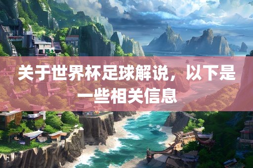 关于世界杯足球解说，以下是一些相关信息