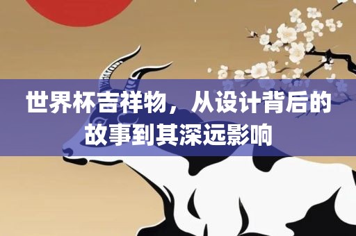 世界杯吉祥物，从设计背后的故事到其深远影响眉山市正发家政服务有限公司