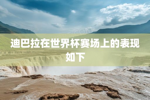 迪巴拉在世界杯赛场上的表现如下