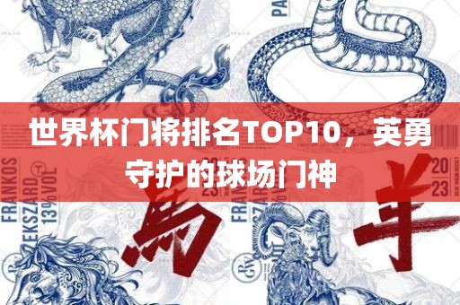 世界杯门将排名TOP10，英勇守护的球场门神