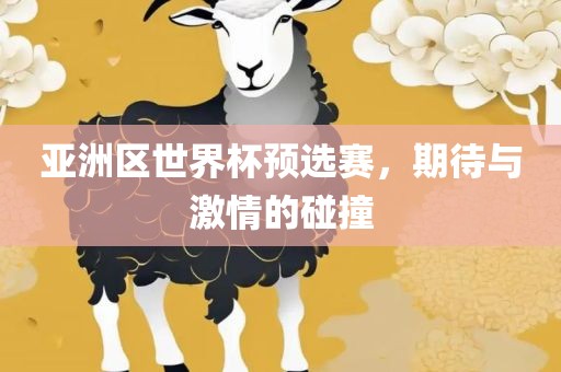 亚洲区世界杯预选赛，期待与激情的碰撞