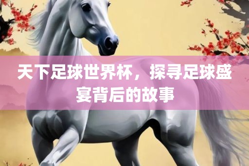 天下足球世界杯，探寻足球盛宴背后的故事