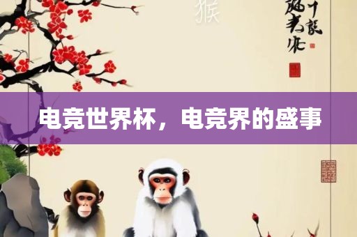 电竞世界杯，电竞界的盛事
