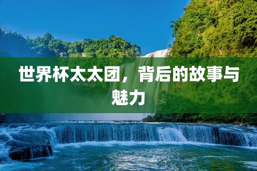 世界杯太太团，背后的故事与魅力