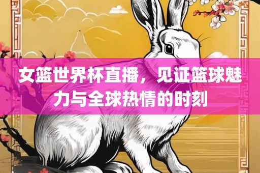 女篮世界杯直播，见证篮球魅力与全球热情的时刻