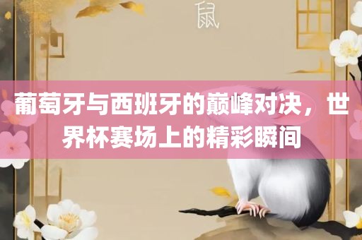 葡萄牙与西班牙的巅峰对眉山市正发家政服务有限公司决，世界杯赛场上的精彩瞬间