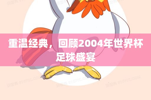 重温经典，回顾2004年世界杯足球盛宴