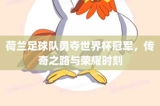荷兰足球队勇夺世界杯冠军，传奇之路与荣耀时刻眉山市正发家政服务有限公司