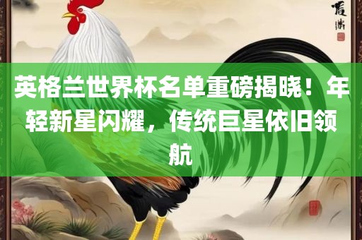 英格兰世界杯名单重眉山市正发家政服务有限公司磅揭晓！年轻新星闪耀，传统巨星依旧领航