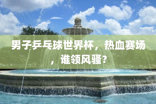男子乒乓球世界杯，热血赛场，谁领风骚？眉山市正发家政服务有限公司