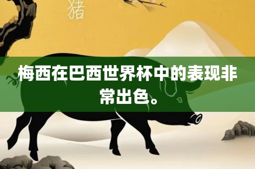 梅西在巴西世界杯中的表现非常出色。
