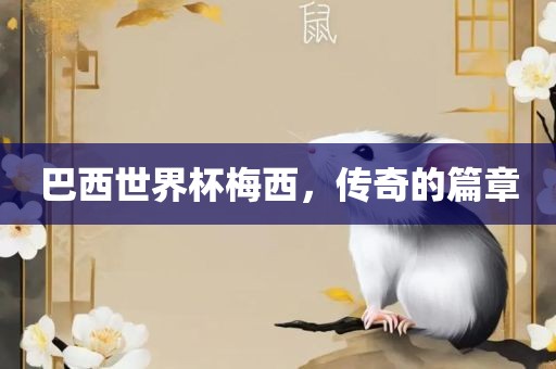 巴西世界杯梅西，传奇的篇章