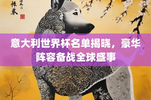 意大利世界杯名单揭晓，豪华阵容备战全球盛事眉山市正发家政服务有限公司