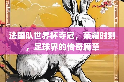 法国队世界杯夺冠，荣耀时刻，足球界的传奇篇章