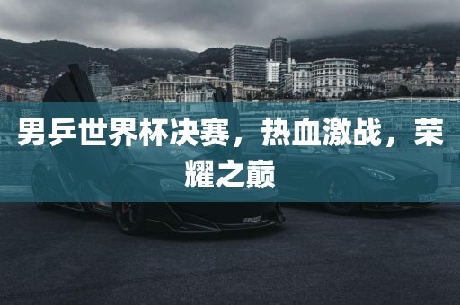 男乒世界杯决赛，热血激战，荣耀之巅