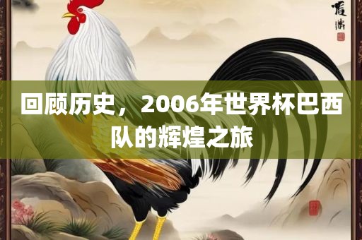 回顾历史，2006年世界杯巴西队的辉煌之旅