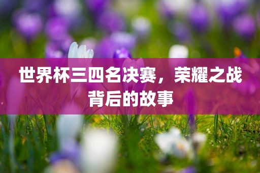 世界杯三四名决赛，荣耀之战背后的故事