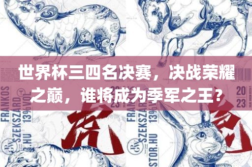 世界杯三四名决赛，决战荣耀之巅，谁将成为季军之王？