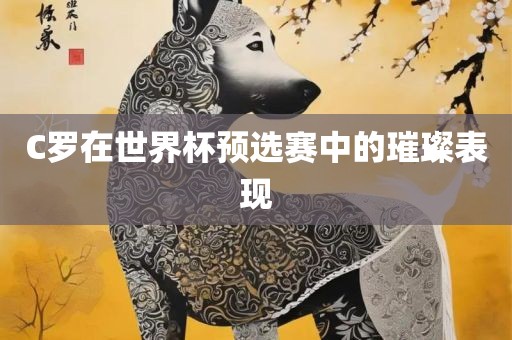 C罗在世界杯预选赛中的璀璨表现